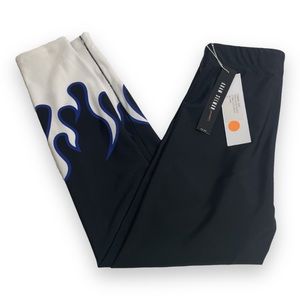 adam selman sport blue flame leggings